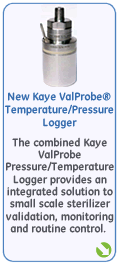 New Kaye ValProbe® Temperature/ Pressure Logger